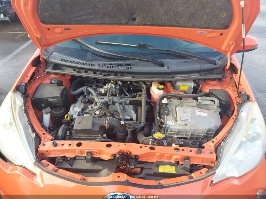 2013 Toyota Prius C Four VIN: JTDKDTB35D1051631 Lot: 43956027