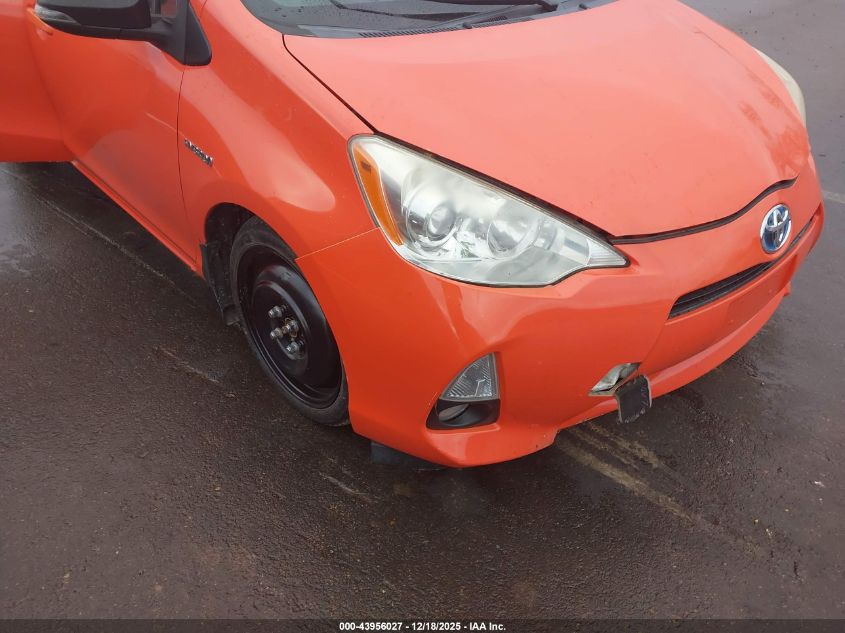 2013 Toyota Prius C Four VIN: JTDKDTB35D1051631 Lot: 43956027