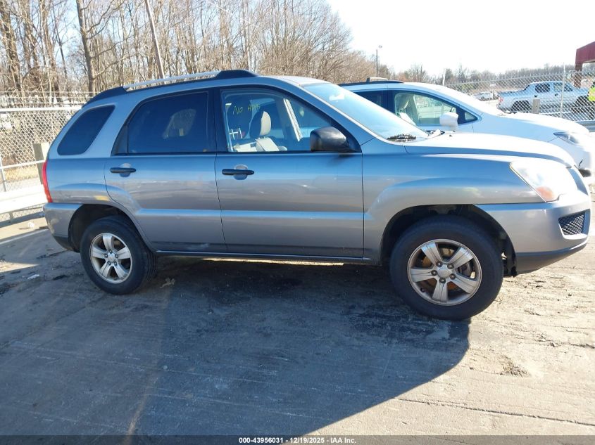 2009 Kia Sportage Lx VIN: KNDJF724497628384 Lot: 43956031