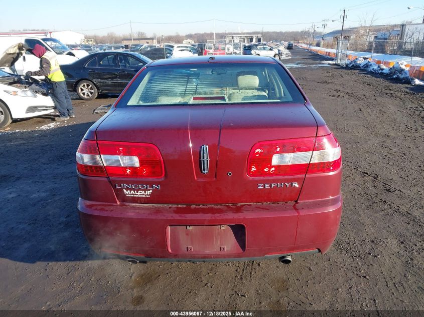 2006 Lincoln Zephyr VIN: 3LNHM26186R654848 Lot: 43956067