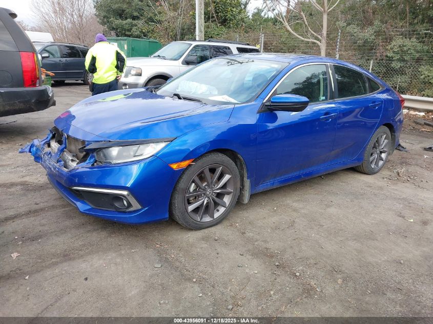 2020 Honda Civic Ex VIN: 19XFC1F38LE211029 Lot: 43956091