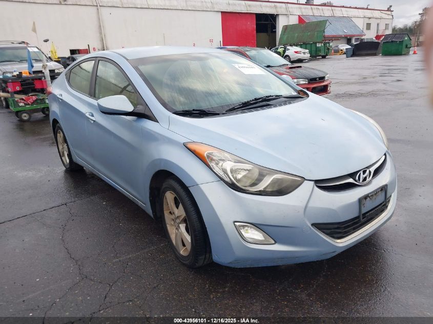 2012 Hyundai Elantra Gls (Ulsan Plant) VIN: KMHDH4AE0CU291202 Lot: 43956101