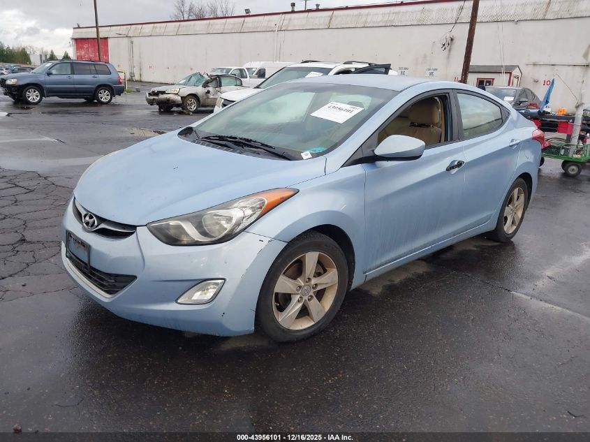 2012 Hyundai Elantra Gls (Ulsan Plant) VIN: KMHDH4AE0CU291202 Lot: 43956101