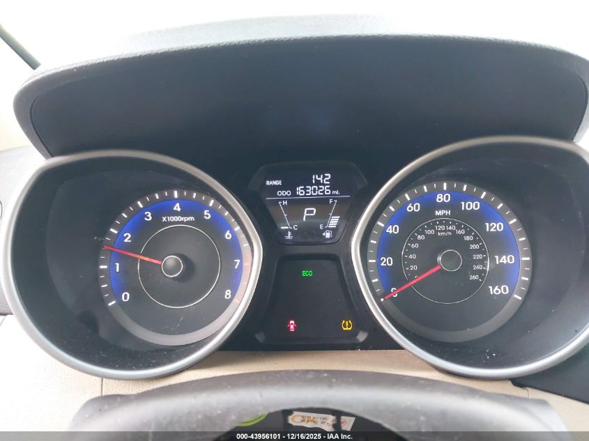 2012 Hyundai Elantra Gls (Ulsan Plant) VIN: KMHDH4AE0CU291202 Lot: 43956101