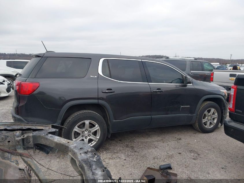 2018 GMC Acadia Sle-1 VIN: 1GKKNKLA2JZ207887 Lot: 43956121