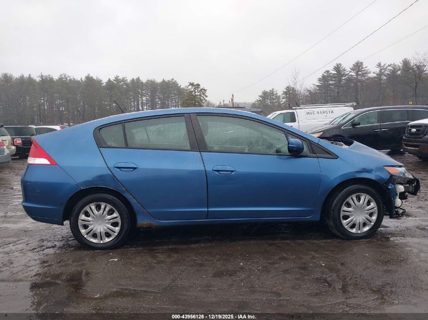 2010 Honda Insight Lx VIN: JHMZE2H55AS013674 Lot: 43956126