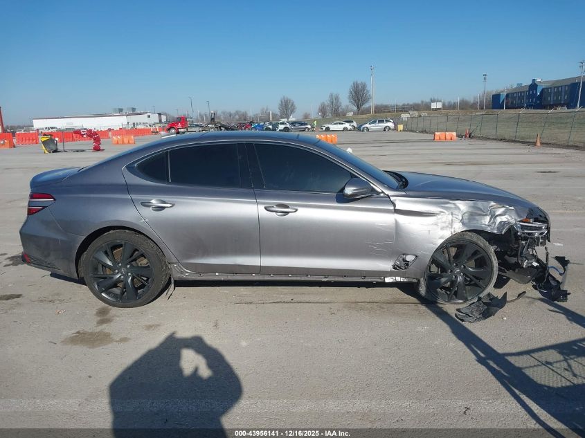 2023 Genesis G70 3.3T Awd VIN: KMTG54TE6PU106343 Lot: 43956141