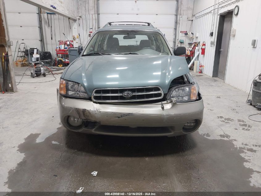 2001 Subaru Outback VIN: 4S3BH665417611827 Lot: 43956140