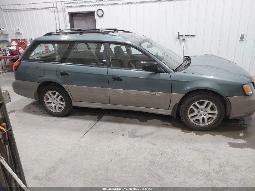 2001 Subaru Outback VIN: 4S3BH665417611827 Lot: 43956140
