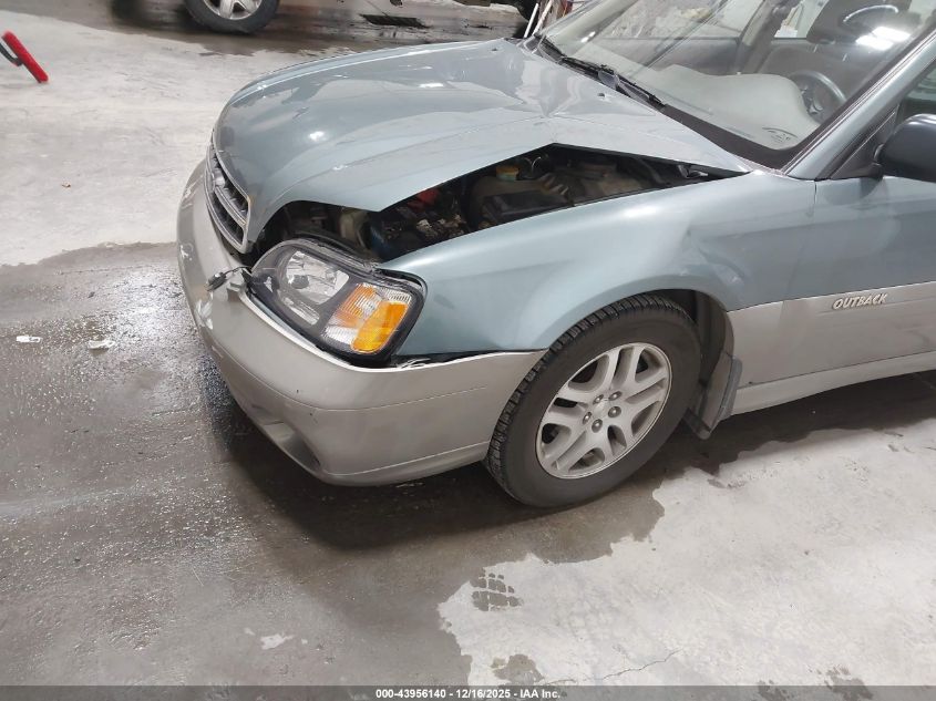 2001 Subaru Outback VIN: 4S3BH665417611827 Lot: 43956140