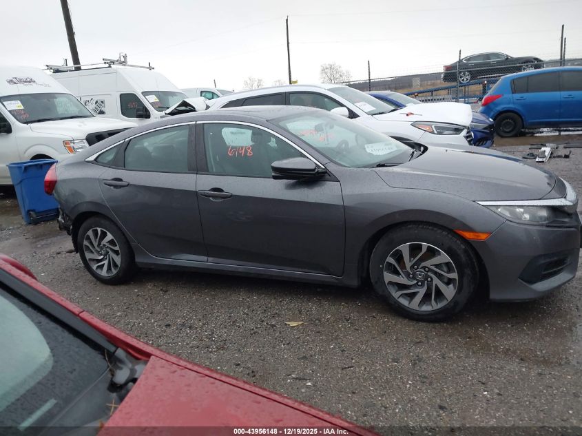 2018 Honda Civic Ex VIN: 2HGFC2F77JH537383 Lot: 43956148