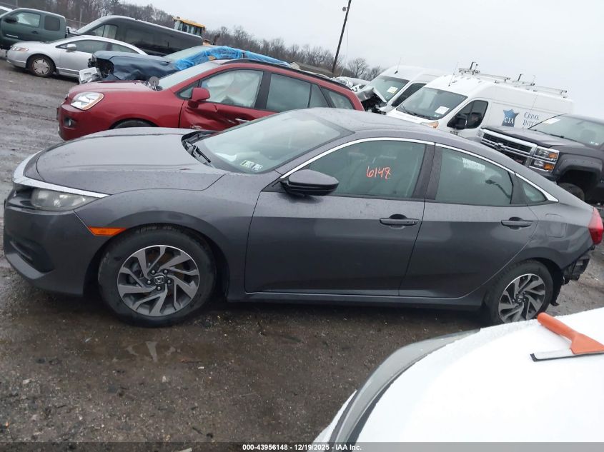 2018 Honda Civic Ex VIN: 2HGFC2F77JH537383 Lot: 43956148