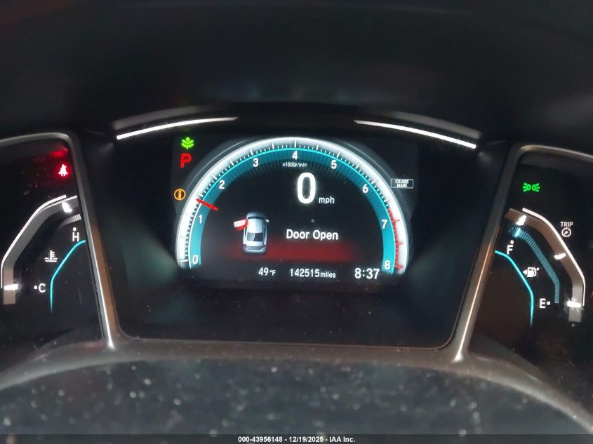 2018 Honda Civic Ex VIN: 2HGFC2F77JH537383 Lot: 43956148