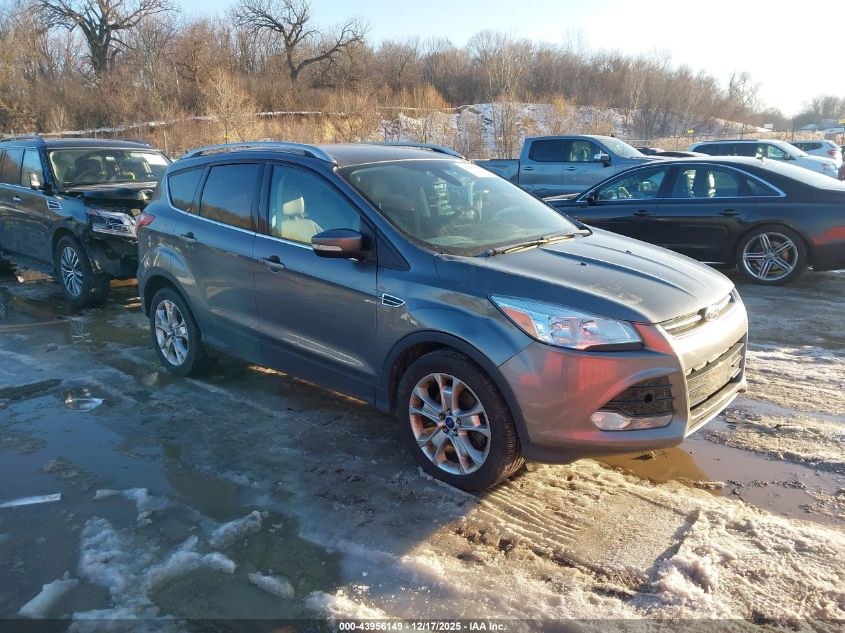 2014 Ford Escape Titanium VIN: 1FMCU0J91EUD59710 Lot: 43956149