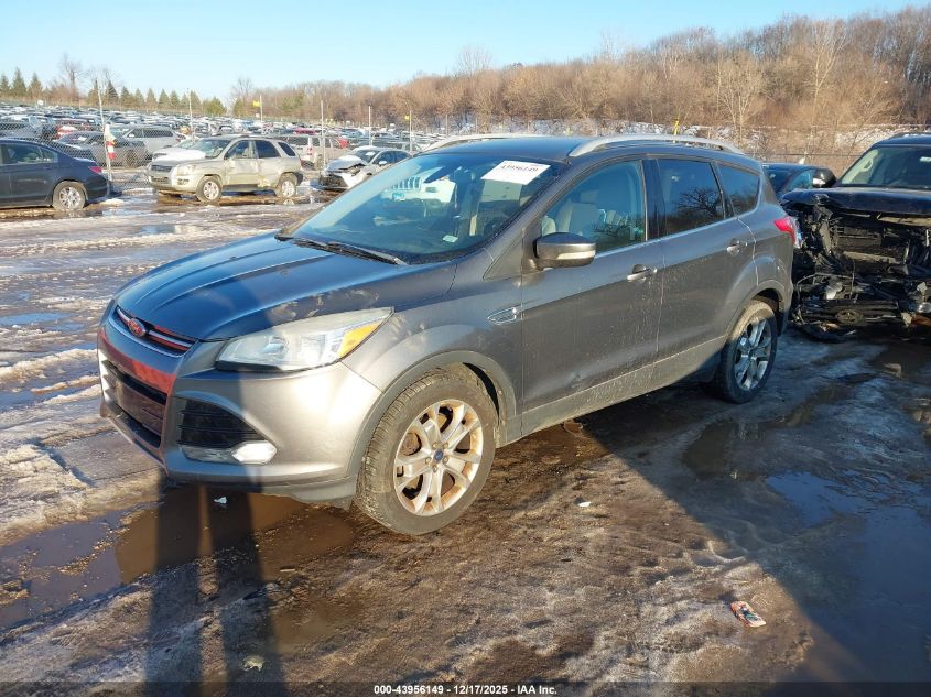 2014 Ford Escape Titanium VIN: 1FMCU0J91EUD59710 Lot: 43956149
