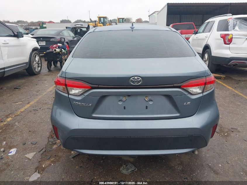 2022 Toyota Corolla Le VIN: JTDEPMAE6NJ214978 Lot: 43956151