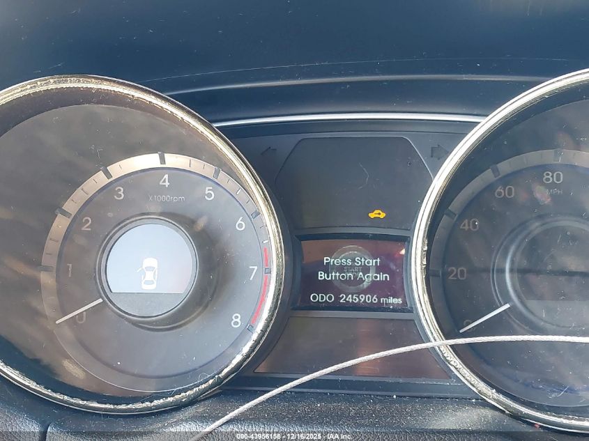 2013 Hyundai Sonata Limited VIN: 5NPEC4AC1DH722809 Lot: 43956156