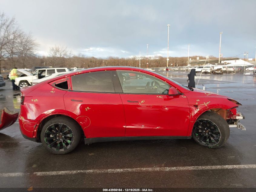 2023 Tesla Model Y Awd/Long Range Dual Motor All-Wheel Drive VIN: 7SAYGAEE5PF686060 Lot: 43956164