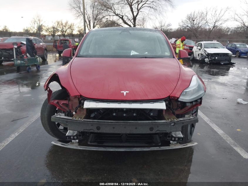 2023 Tesla Model Y Awd/Long Range Dual Motor All-Wheel Drive VIN: 7SAYGAEE5PF686060 Lot: 43956164