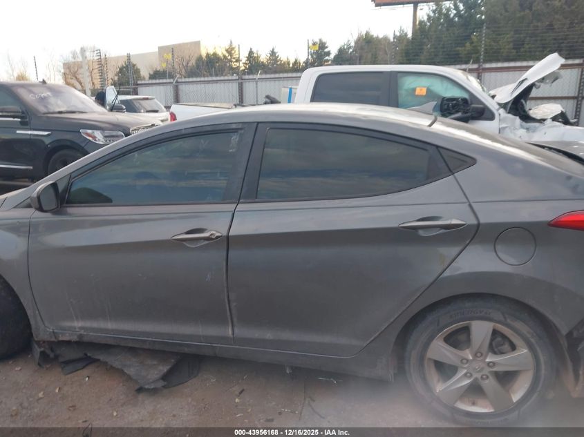 2013 Hyundai Elantra Gls VIN: 5NPDH4AE4DH445376 Lot: 43956168