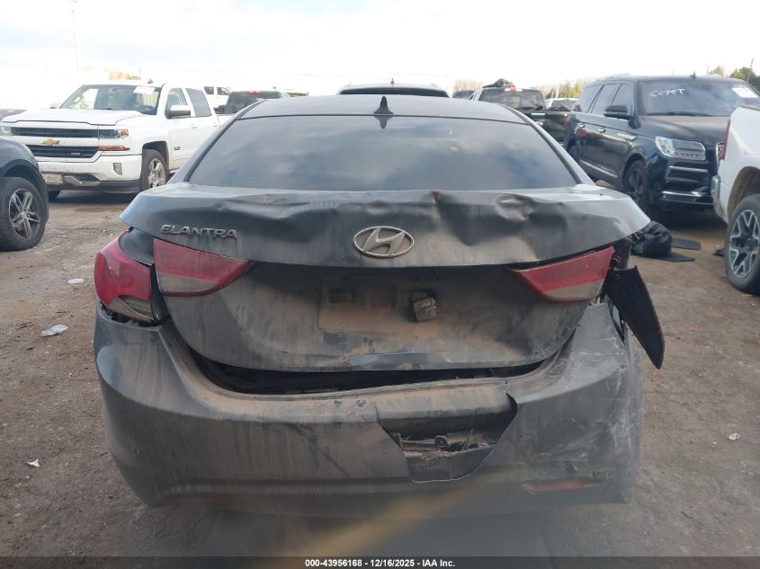 2013 Hyundai Elantra Gls VIN: 5NPDH4AE4DH445376 Lot: 43956168