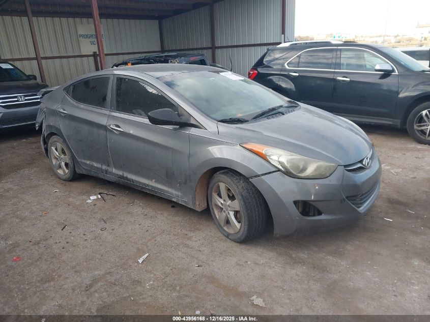 2013 Hyundai Elantra Gls VIN: 5NPDH4AE4DH445376 Lot: 43956168