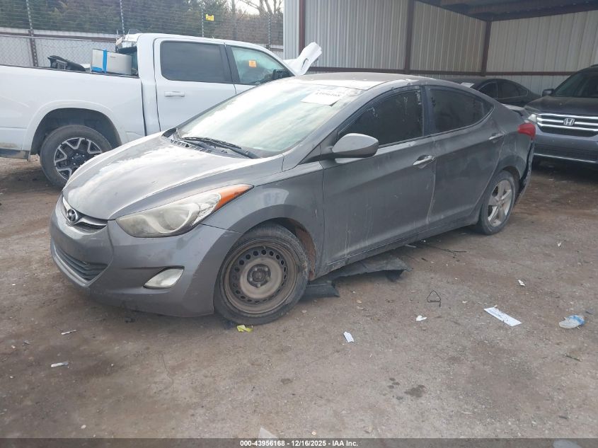 2013 Hyundai Elantra Gls VIN: 5NPDH4AE4DH445376 Lot: 43956168