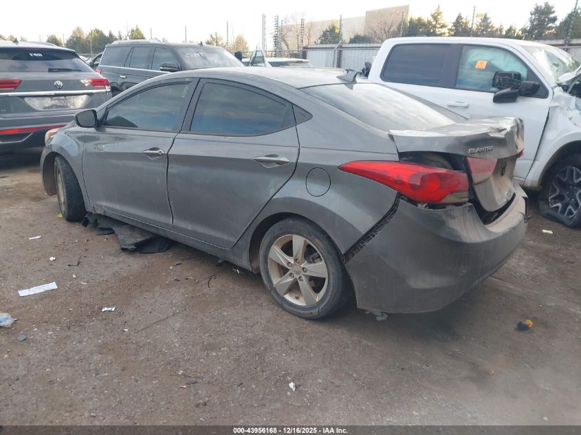 2013 Hyundai Elantra Gls VIN: 5NPDH4AE4DH445376 Lot: 43956168