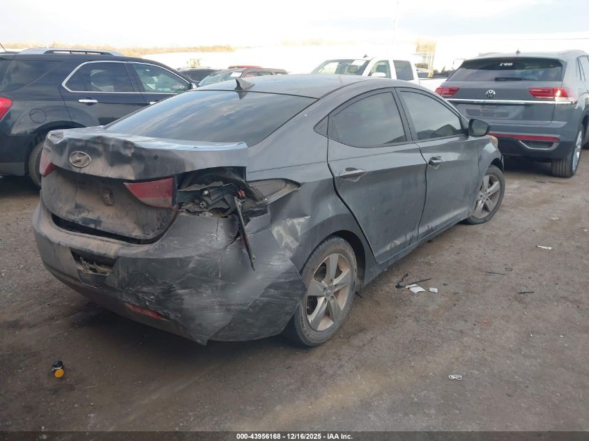 2013 Hyundai Elantra Gls VIN: 5NPDH4AE4DH445376 Lot: 43956168