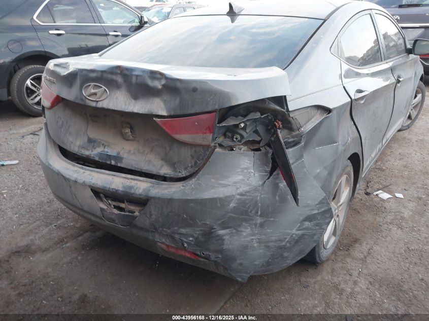 2013 Hyundai Elantra Gls VIN: 5NPDH4AE4DH445376 Lot: 43956168