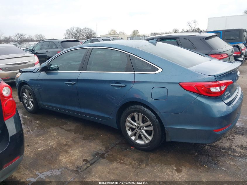 2017 Hyundai Sonata Se VIN: 5NPE24AFXHH452398 Lot: 43956180