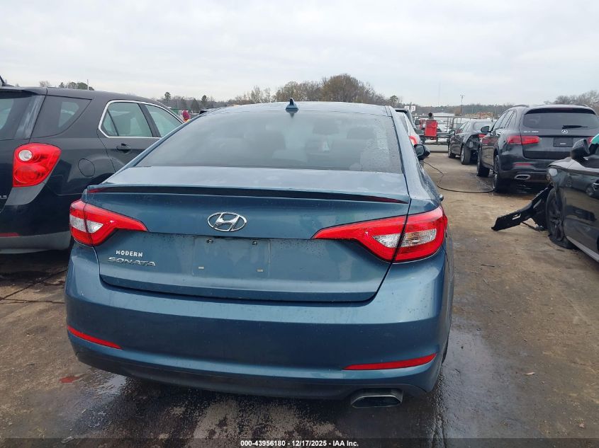 2017 Hyundai Sonata Se VIN: 5NPE24AFXHH452398 Lot: 43956180