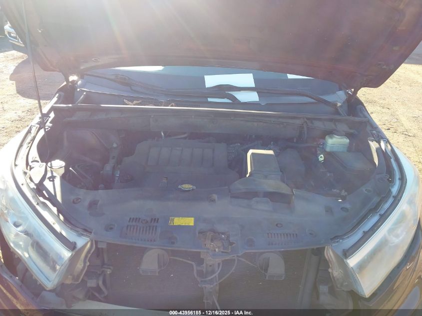 2015 Toyota Highlander Xle V6 VIN: 5TDKKRFH4FS089338 Lot: 43956185