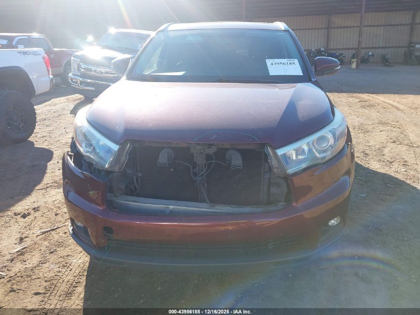 2015 Toyota Highlander Xle V6 VIN: 5TDKKRFH4FS089338 Lot: 43956185