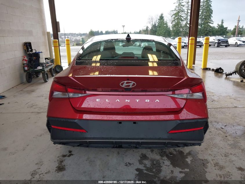 2025 Hyundai Elantra Se VIN: KMHLL4DG8SU936121 Lot: 43956195