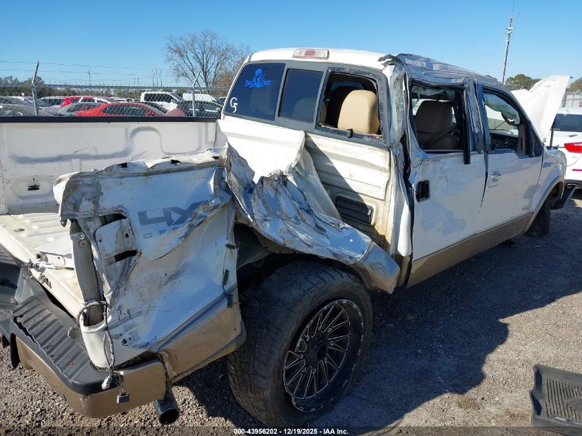 2011 Ford F-150 Lariat VIN: 1FTFW1ET6BKE13615 Lot: 43956202