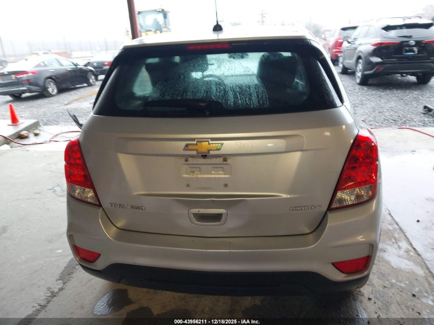 2018 Chevrolet Trax Ls VIN: KL7CJNSB2JB583082 Lot: 43956211