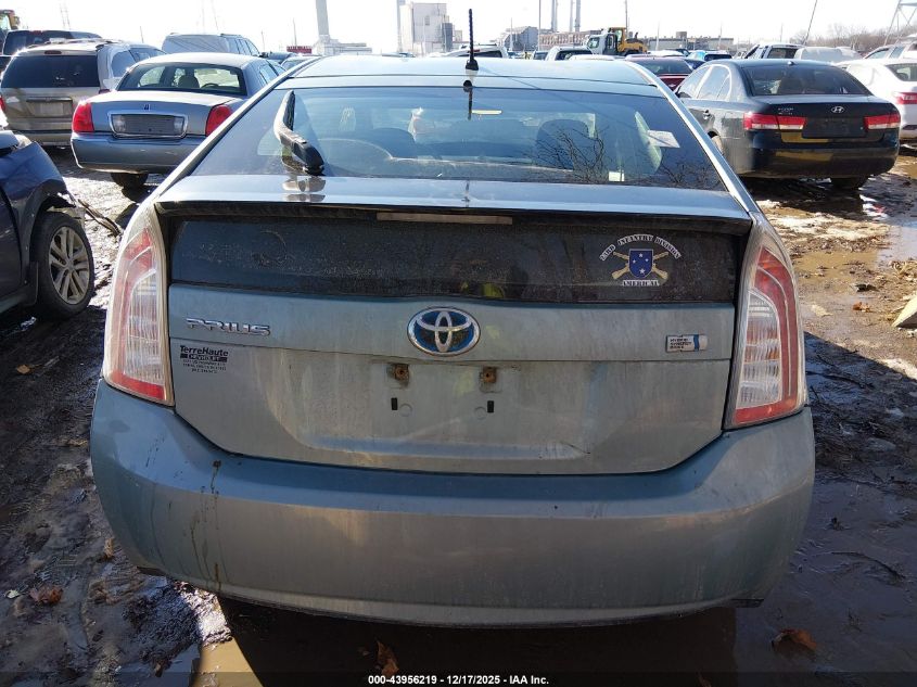 2013 Toyota Prius Two VIN: JTDKN3DU3D1622052 Lot: 43956219