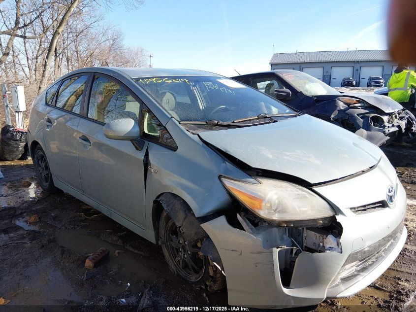 2013 Toyota Prius Two VIN: JTDKN3DU3D1622052 Lot: 43956219