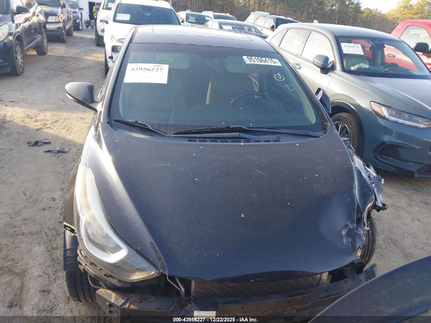 2016 Hyundai Elantra VIN: 59PDH4AE7GH733431 Lot: 43956227