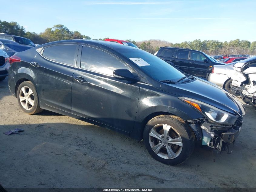2016 Hyundai Elantra VIN: 59PDH4AE7GH733431 Lot: 43956227