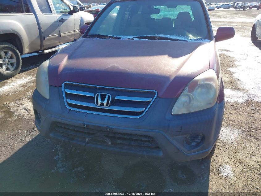 2005 Honda Cr-V Ex VIN: SHSRD78835U326813 Lot: 43956237