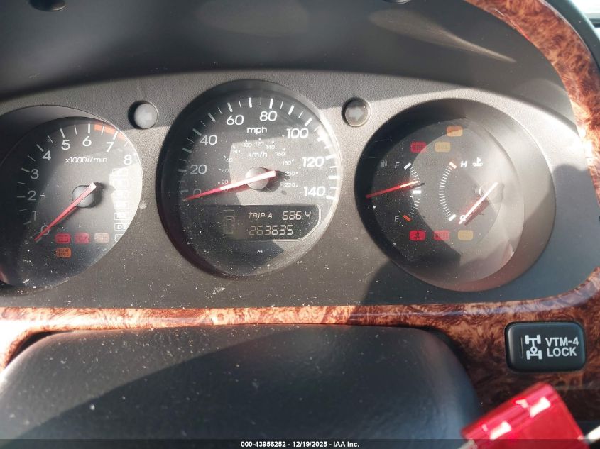 2001 Acura Mdx VIN: 2HNYD18881H500728 Lot: 43956252