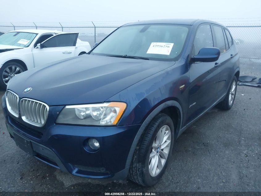2013 BMW X3 xDrive28I VIN: 5UXWX9C57D0D01468 Lot: 43956256