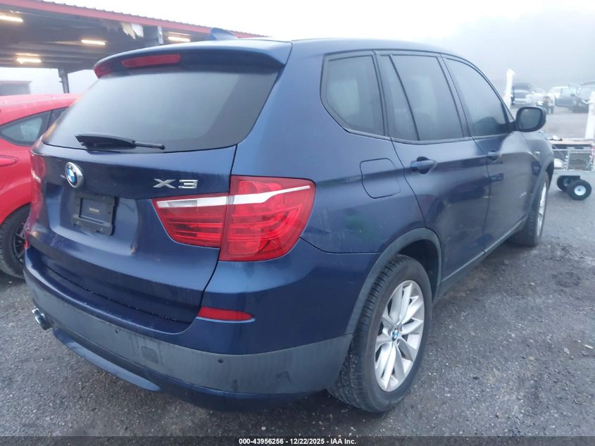 2013 BMW X3 xDrive28I VIN: 5UXWX9C57D0D01468 Lot: 43956256