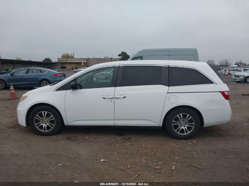 2011 Honda Odyssey Ex-L VIN: 5FNRL5H66BB099528 Lot: 43956257