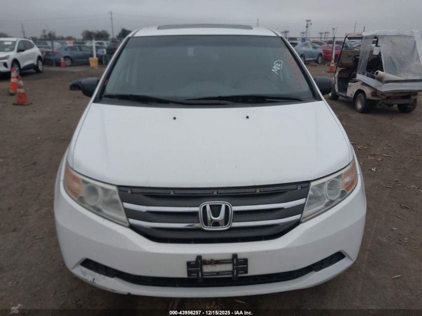 2011 Honda Odyssey Ex-L VIN: 5FNRL5H66BB099528 Lot: 43956257