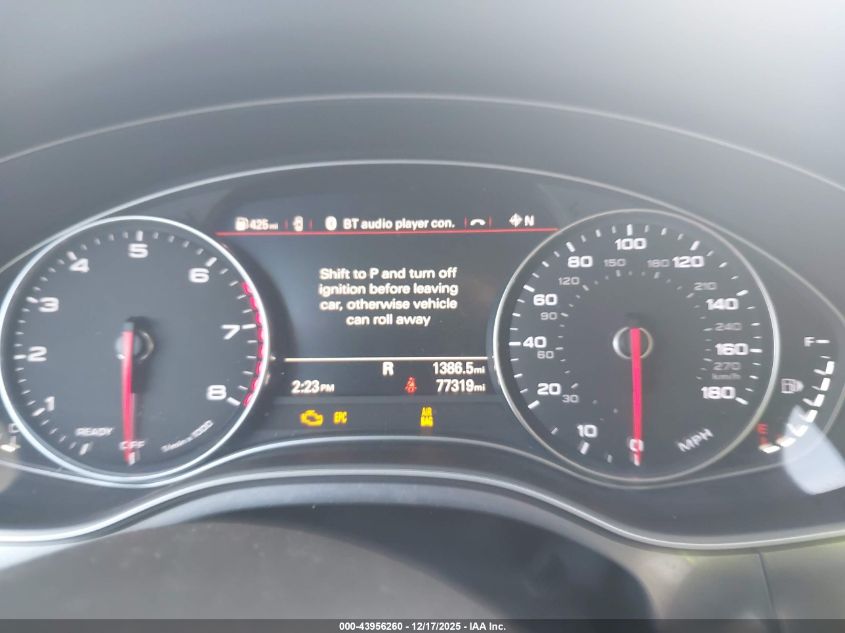 2017 Audi A6 3.0T Premium Plus VIN: WAUF2AFCXHN045857 Lot: 43956260