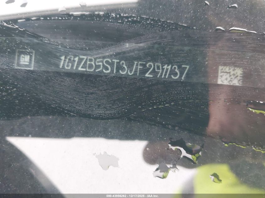 2018 Chevrolet Malibu 1Ls VIN: 1G1ZB5ST3JF291137 Lot: 43956262