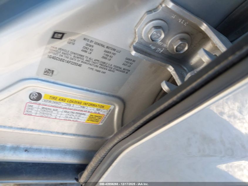 2010 Buick Lacrosse Cxl VIN: 1G4GC5EG1AF225546 Lot: 43956268